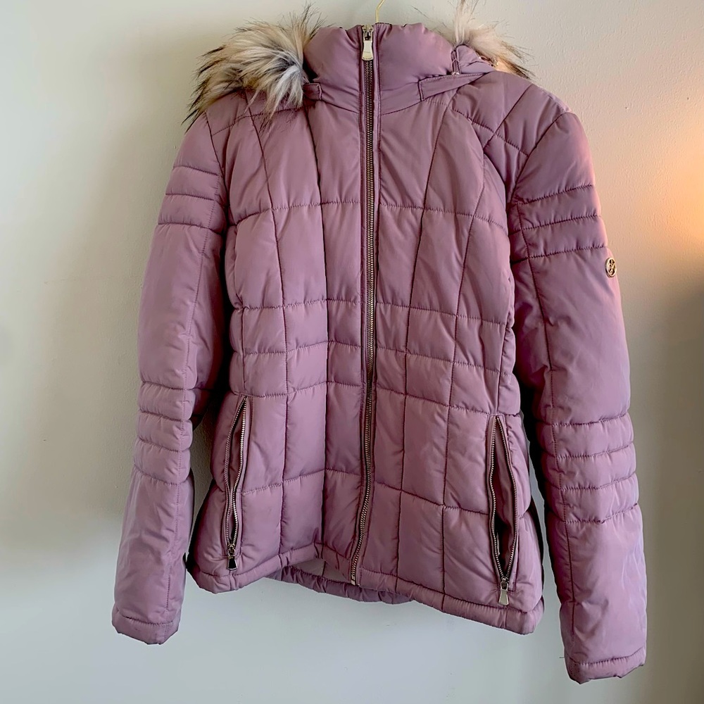 Calvin Klein Women’s Pink Puffer Coat size S